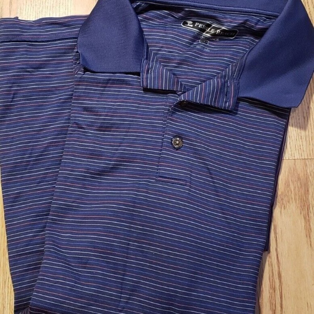 Pebble Beach Performance Men's Polo Shirt  Size: XXL  Short Sleeve